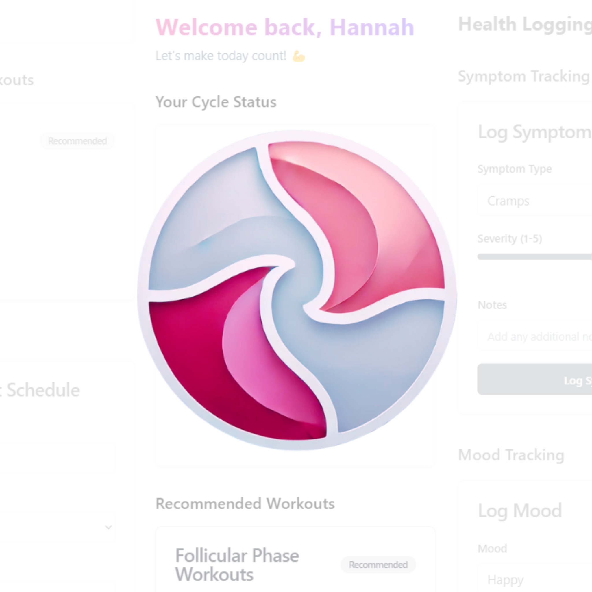 Cover image for CycleSync - a menstrual cycle tracking and wellness app